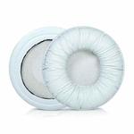 2pcs Insert Replacement Earpads For Sennheiser PX80 / PX100 II / PX200 II, Material:Frog Leather White