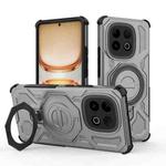 For vivo iQOO Z10 Turbo 5G J-20 Solid Color MagSafe Magnetic TPU+PC Phone Case(Grey)