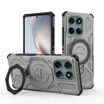 For Motorola Edge 60 Fusion 5G Global J-20 Solid Color MagSafe Magnetic TPU+PC Phone Case(Grey)