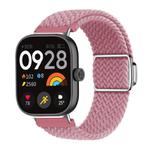 For Xiaomi Smart Band 9 Pro / Redmi Watch 5 Braided Loop Magnetic Buckle Watch Band(Pink)