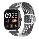 For Xiaomi Smart Band 9 Pro / Redmi Watch 5 Braided Loop Magnetic Buckle Watch Band(Dark Chocolate)