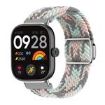 For Xiaomi Smart Band 9 Pro / Redmi Watch 5 Braided Loop Magnetic Buckle Watch Band(Coral)