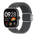 For Xiaomi Smart Band 9 Pro / Redmi Watch 5 Braided Loop Magnetic Buckle Watch Band(Space Grey)
