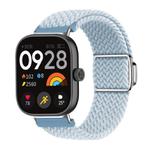 For Xiaomi Smart Band 9 Pro / Redmi Watch 5 Braided Loop Magnetic Buckle Watch Band(Fog Blue)