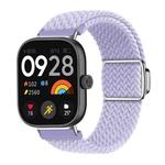 For Xiaomi Smart Band 9 Pro / Redmi Watch 5 Braided Loop Magnetic Buckle Watch Band(Fog Purple)