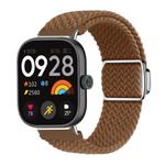 For Xiaomi Smart Band 9 Pro / Redmi Watch 5 Braided Loop Magnetic Buckle Watch Band(Brown)