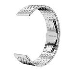 14mm xDfind Seven-bead Solid Stainless Steel Watch Band(Silver)