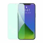 For iPhone 12 / 12 Pro 2pcs Baseus 0.3mm Eye Protection Full Coverage Tempered Glass Film (Green Light)