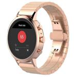 18mm xDfind One-bead Bamboo Solid Stainless Steel Watch Band(Rose Gold)