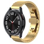 20mm xDfind One-bead Bamboo Solid Stainless Steel Watch Band(Gold)