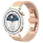 22mm xDfind One-bead Bamboo Solid Stainless Steel Watch Band(Rose Gold)