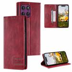 For Motorola Edge 60 Pro TTUDRCH RFID Retro Texture Magnetic Leather Phone Case(Red)