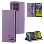 For Motorola Edge 60 Pro TTUDRCH RFID Retro Texture Magnetic Leather Phone Case(Purple)