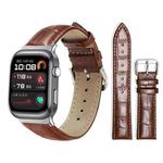 For Huawei Watch D2 22mm xDfind Bamboo Texture Pin Buckle Leather Watch Band(Dark Brown)