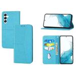 For Samsung Galaxy A17 5G / A26 5G Woven Texture Stitching Magnetic Leather Phone Case(Blue)