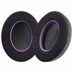 2 Pack Magic Ice Skin Earphone Replacement Earpads Pads For Sony WH-XB910N(Black Purple)
