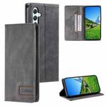 For Samsung Galaxy A17 5G TTUDRCH RFID Retro Texture Magnetic Leather Phone Case(Grey)