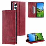 For Samsung Galaxy A17 5G TTUDRCH RFID Retro Texture Magnetic Leather Phone Case(Red)