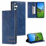 For Samsung Galaxy A17 5G TTUDRCH RFID Retro Texture Magnetic Leather Phone Case(Blue)