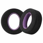 1 Pair Breathable Mesh Earphone Replacement Earpads Pads For Sony Playstation 5 PS5(Black Purple)