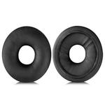 2pcs Insert Replacement Earpads For Panasonic RP-DJ1200 / RP-DJ1205 / RP-DJ1210, Material:Protein Leather(Black)
