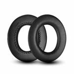 2pcs Insert Protein Leather Replacement Earpads For Panasonic RP-HTX7 / RP-HTX7A / RP-HTX9 / HTX80(Black)