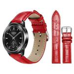 22mm For Xiaomi Watch S3/2 Pro/S2/S1 xDfind Bamboo Texture Pin Buckle Leather Watch Band(Red)