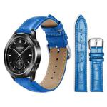 22mm For Xiaomi Watch S3/2 Pro/S2/S1 xDfind Bamboo Texture Pin Buckle Leather Watch Band(Blue)