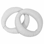 2 Pack Frog Skin Earphone Replacement Earpads Pads For Sony MDR-XD150(White)