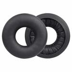 2 Pack Protein Leather Earphone Replacement Earpads Pads For Sony WH-CH520(Black)