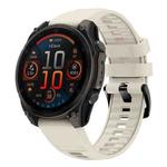 For Garmin 20mm Quick Release Solid Color Silicone Watch Band(Starlight Color)