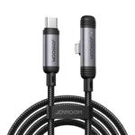 JOYROOM S-A56 EnjoyX Series 30W Type-C to 8 Pin 90 Degree Fast Charging Data Cable, Length:1.2m(Black)