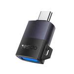 Yesido GS31 USB 3.0 Female to Type-C Male 18W Charging Adapter(Black)