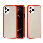For iPhone 12 / 12 Pro Skin Hand Feeling Series Shockproof Frosted PC+ TPU Protective Case(Red)