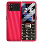 K3 2G Keypad Phone, 2.4 inch, LED Flashlight, Big Keyboard Big Fonts, SOS, Network: 2G, Dual SIM, Plug:US Plug(Red)