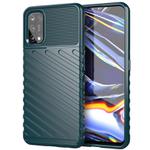 For OPPO Realme 7 Pro Thunderbolt Shockproof TPU Soft Case(Dark Green)