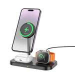 Borofone BQ29 Feliz 3-in-1 Wireless Fast Charger(Black)