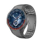 For Huawei Watch GT 5 Pro 46mm Arc One-beads Side-detachable Buckle Titanium Alloy Watch Band(Grey)
