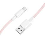 BOROFONE BX117 1m 3A USB to Type-C Source Charging Data Cable(Pink)