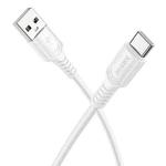 BOROFONE BX116 1m 3A USB to Type-C Certain Charging Data Cable(White)