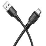 BOROFONE BX116 1m 2.4A USB to Micro USB Certain Charging Data Cable(Black)