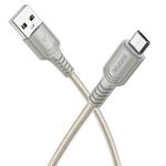 BOROFONE BX116 1m 2.4A USB to Micro USB Certain Charging Data Cable(Grey)