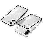 For OnePlus Ace 5 Racing Snap Buckle Single-sided Metal Frame Frosted Phone Case(Silver)