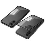 For OnePlus Ace 5 Racing Snap Buckle Single-sided Metal Frame Frosted Phone Case(Space Black)