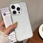 For iPhone 16 Pro Max Meteorite Texture Solid Color Glaze TPU Phone Case(Transparent)