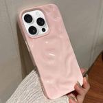For iPhone 16 Pro Max Meteorite Texture Solid Color Glaze TPU Phone Case(Pink)