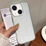 For iPhone 14 Plus Meteorite Texture Solid Color Glaze TPU Phone Case(Transparent)