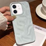 For iPhone 12 Meteorite Texture Solid Color Glaze TPU Phone Case(Blue)