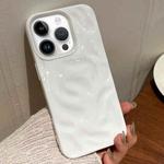 For iPhone 12 Pro Meteorite Texture Solid Color Glaze TPU Phone Case(White)