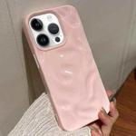 For iPhone 12 Pro Meteorite Texture Solid Color Glaze TPU Phone Case(Pink)